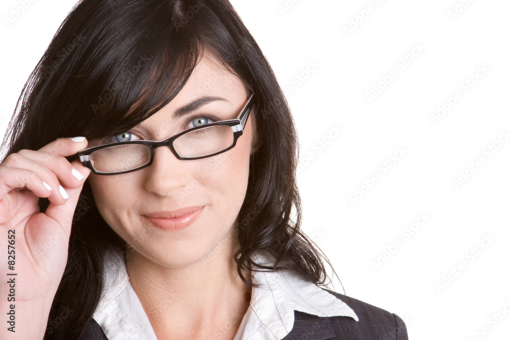 Woman Wearing Glasses