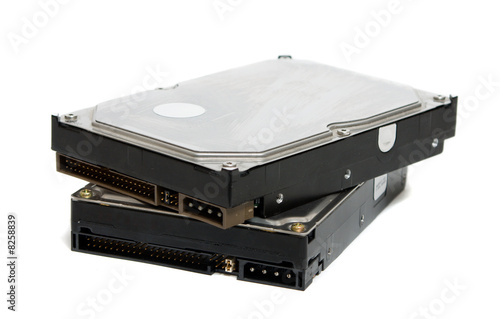 Two hard disk drives.
