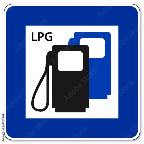 LPG - Tankstelle Stock Vector | Adobe Stock