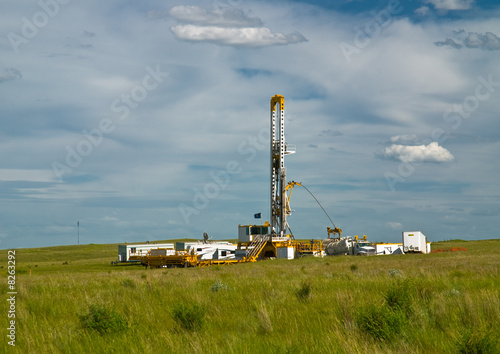 Obraz na plátně Drilling for Oil