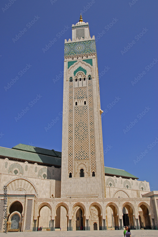 minarete de la mezquita de Hasan II