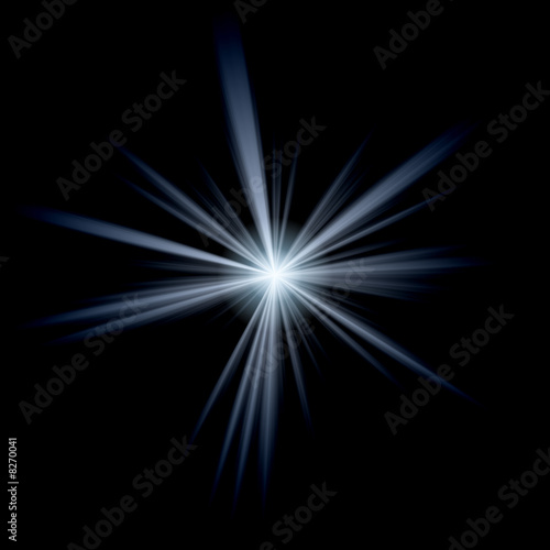 Abstract Lens Flare Burst