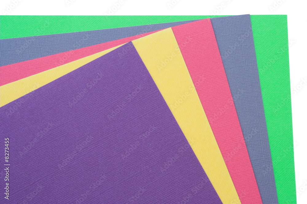 Obraz premium Multi-colored pieces of paper