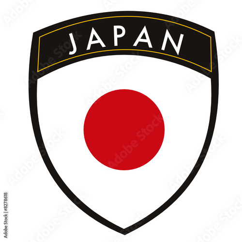 scudetto japan con bandiera