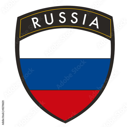 scudetto russia con bandiera