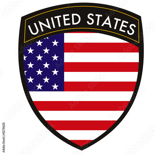 scudetto america usa con bandiera