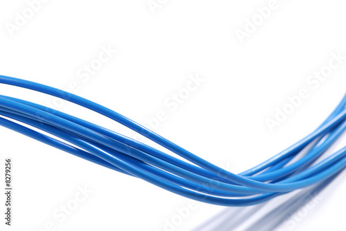 Blaue Kabel