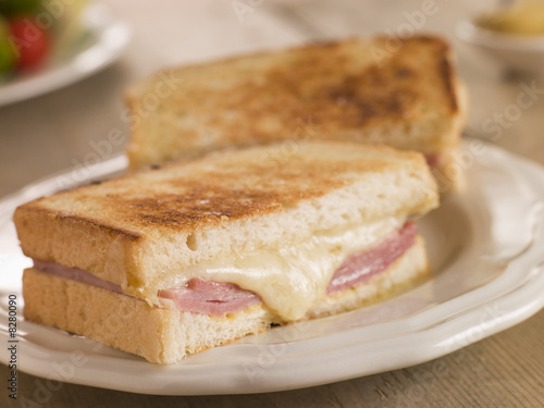 Cheese and Ham toasted sandwich