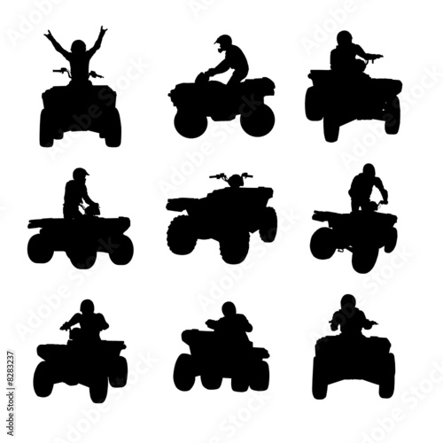 ATV silhouettes