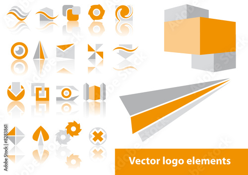 Vector logo elements
