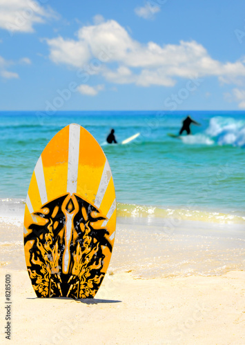 Surf Board and Surfers