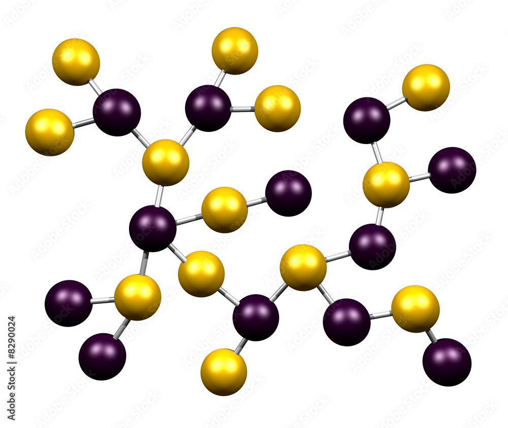 Fototapeta premium Chemistry Molecules