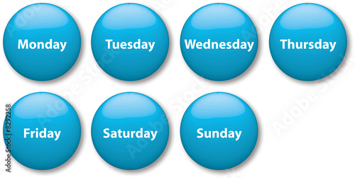 Wallpaper Mural Days of the Week Torontodigital.ca