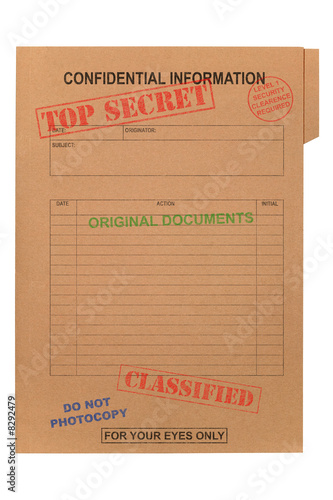 Top Secret Confidential file