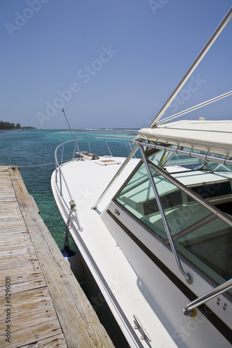 Dive Boat docked in the Caribbean © Ocean Image