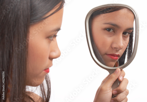 angry look of a woman