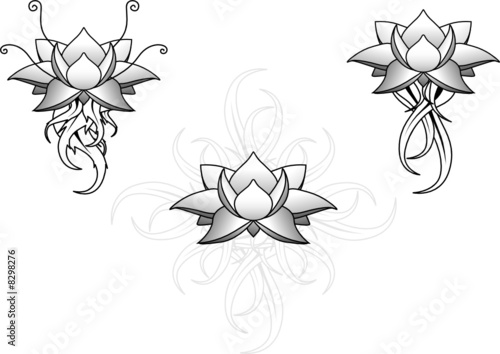 tatouage lotus