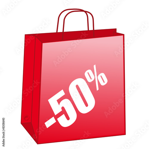 Sac pourcentage Soldes -50%