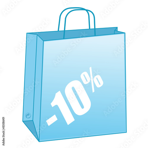 Sac pourcentage Soldes -10% 