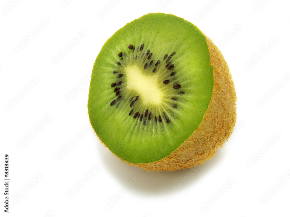 Single fresh half kiwi Single fresh half kiwi