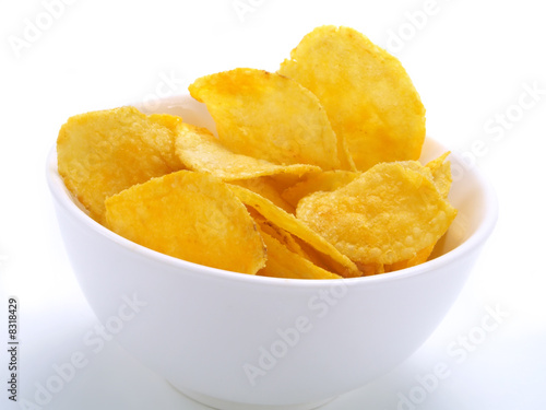 Crispy potato chips