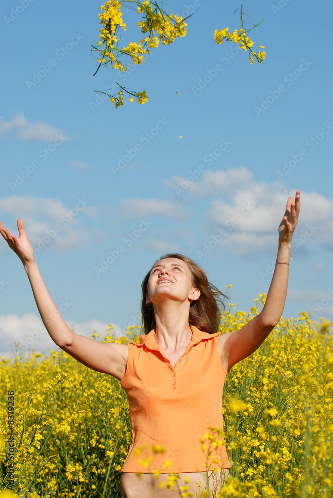 Naklejka premium Happiness