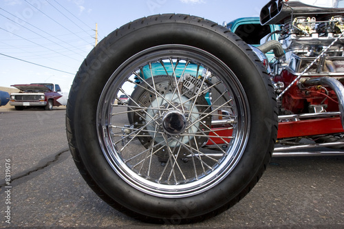 Wheel Of Vintage Car