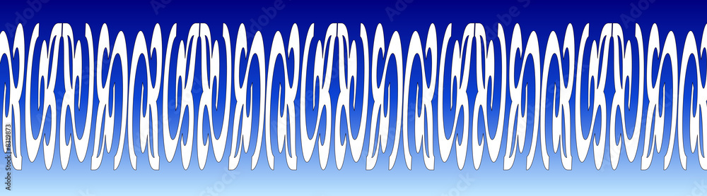 Tribal Bright Blue Band Tribal Bright Blue Band