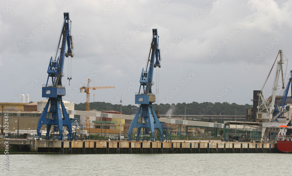 Fototapeta premium port de commerce