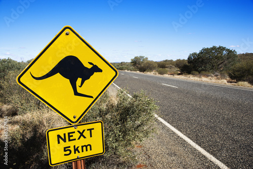 Road sign Australia