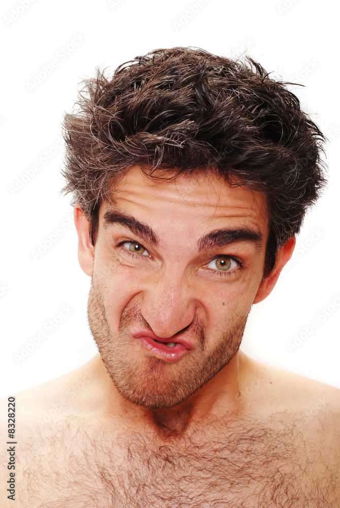 Obraz premium Angry man