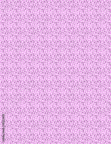 Lilac Numbers Background