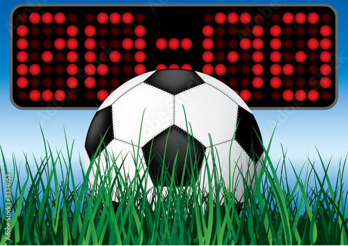 Beginning soccer game.