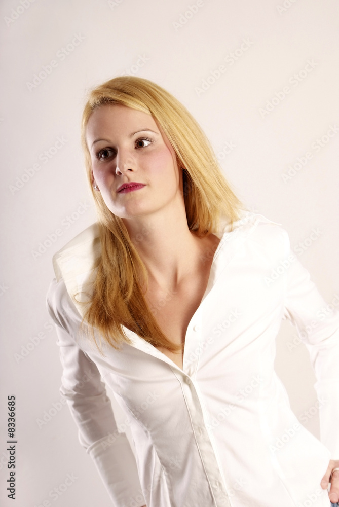 young blond woman young blond woman