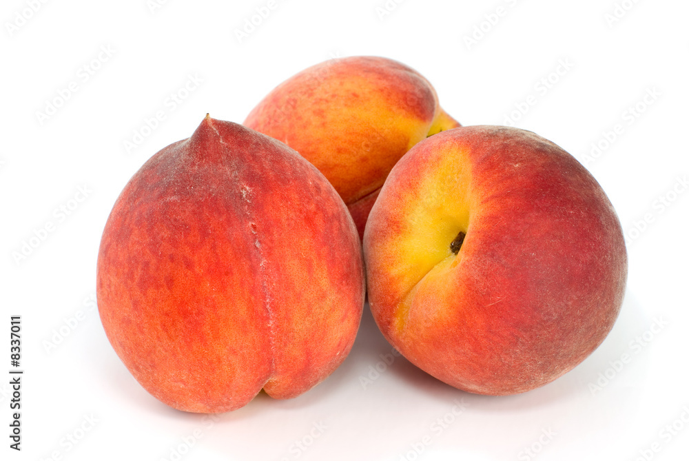 Three tasty peaches Three tasty peaches