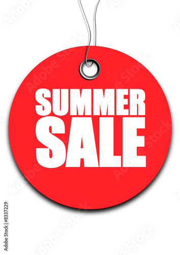 summer sale tag