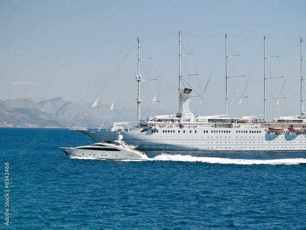 Fototapeta premium Passenger ship