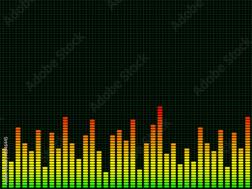 Graphic equaliser background