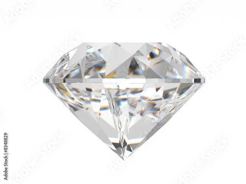 Front view of diamond