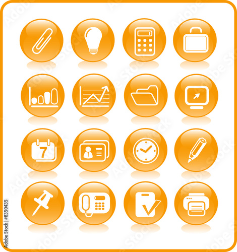 Miscellaneous office vector icons