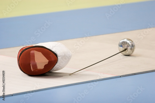 Fencing Mask And Epee