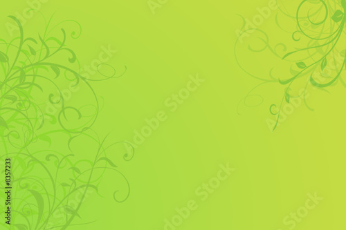 Green swirly background