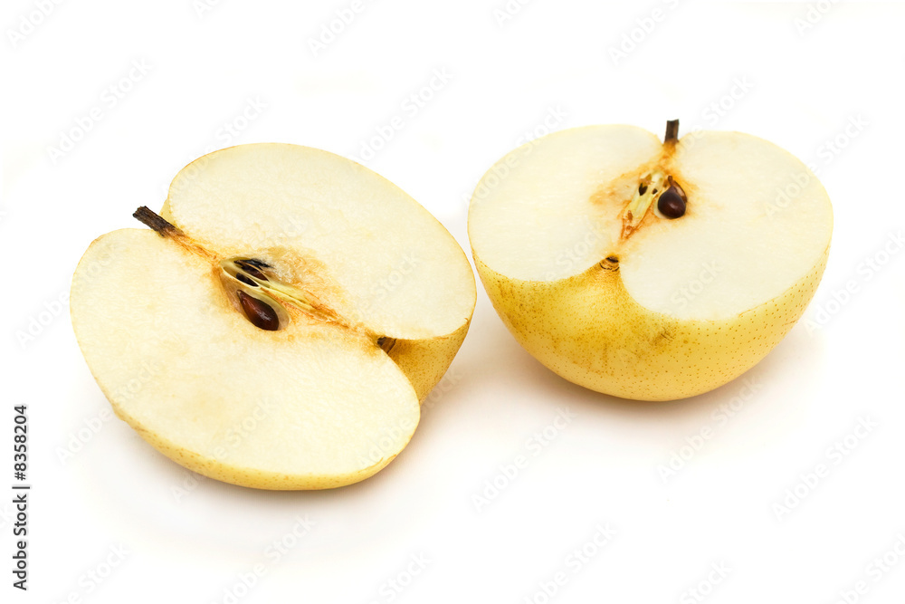 Sliced Nashi Pear