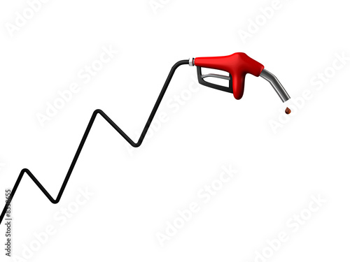 Increasing oil price photo