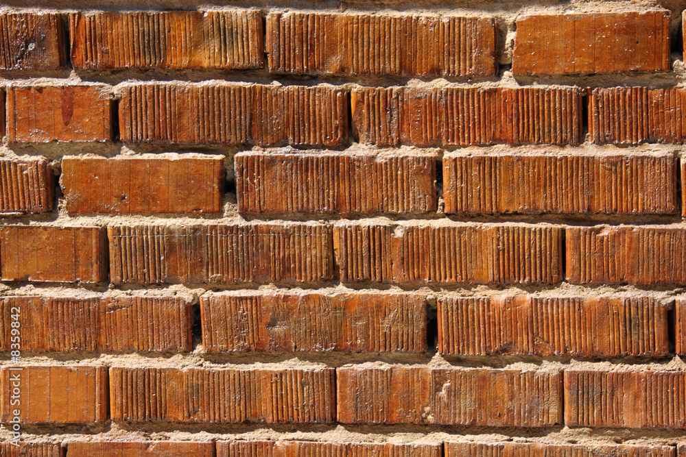 Obraz premium Bright orange bricks