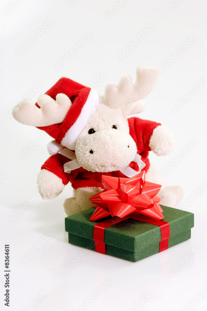 Plüschelch mit Geschenk Plüschelch mit Geschenk