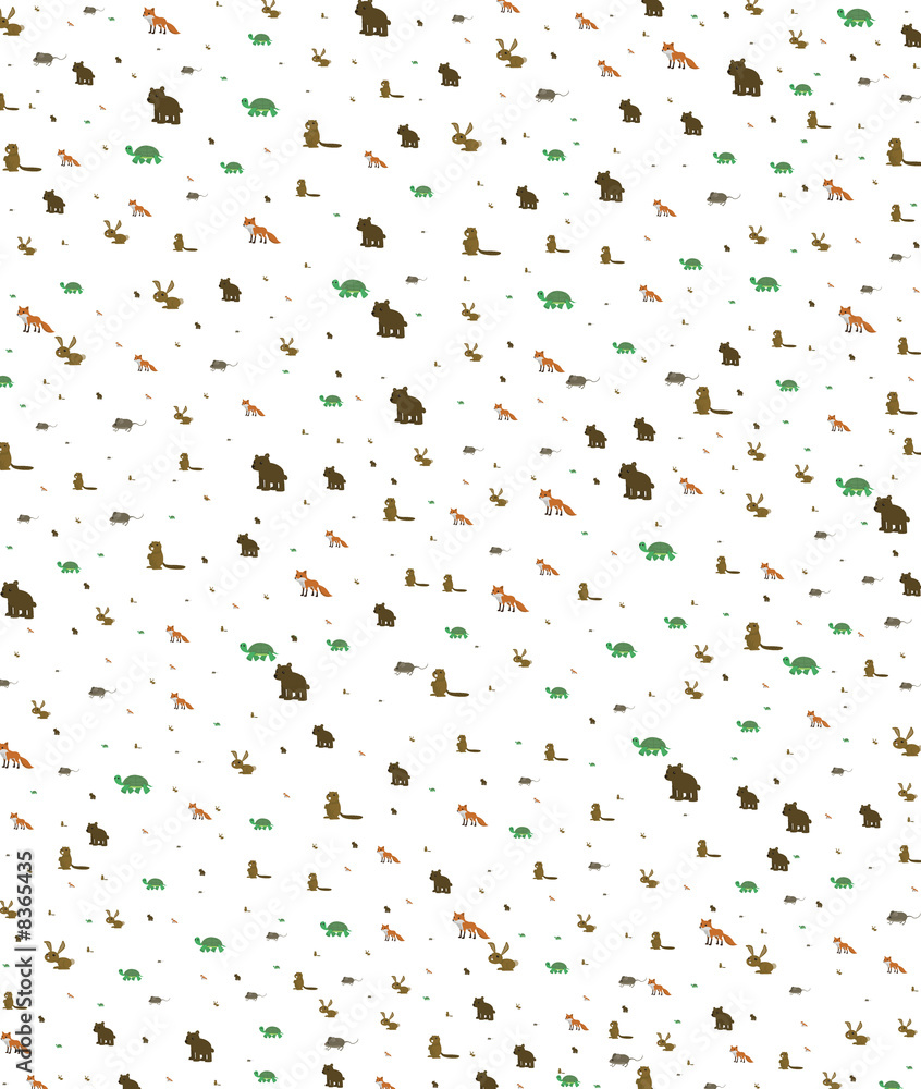 woodland animals background woodland animals background