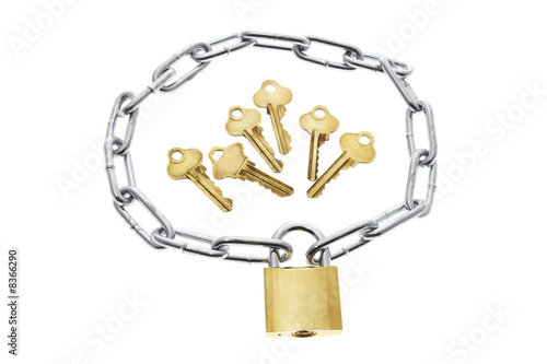 Keys, Lock and Chain