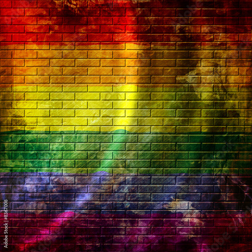 gay pride flag фототапет