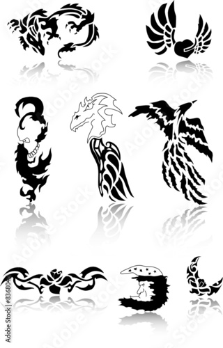 Dragon Tattoo Set